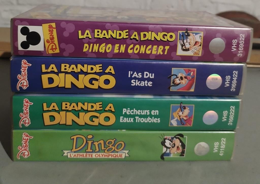 VHS Disney la bande à dingo, CD & DVD, Enlèvement, Comme neuf, Dessin animé