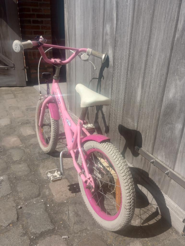 kinderfiets 16 inch, Fietsen en Brommers, Ophalen, Gebruikt, Terugtraprem, 16 tot 20 inch