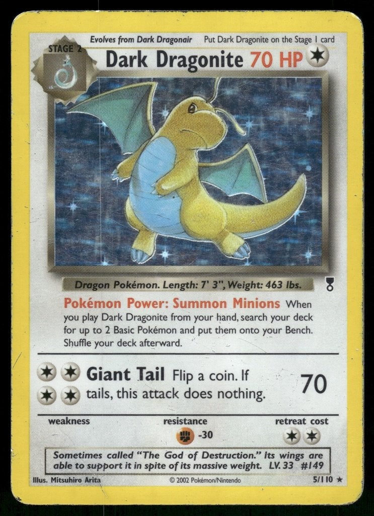 Dark Dragonite 5/110 - Legendary Collection (Poor), Envoi, Utilisé