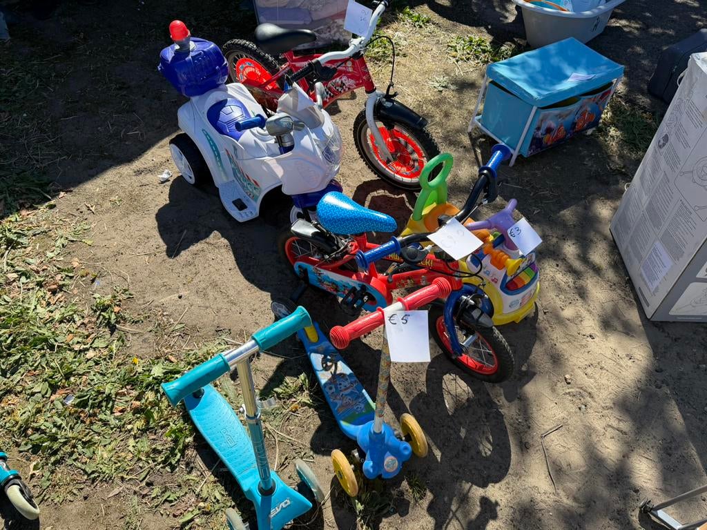 Kinderfiets, step, moto,….., Ophalen of Verzenden, Zo goed als nieuw