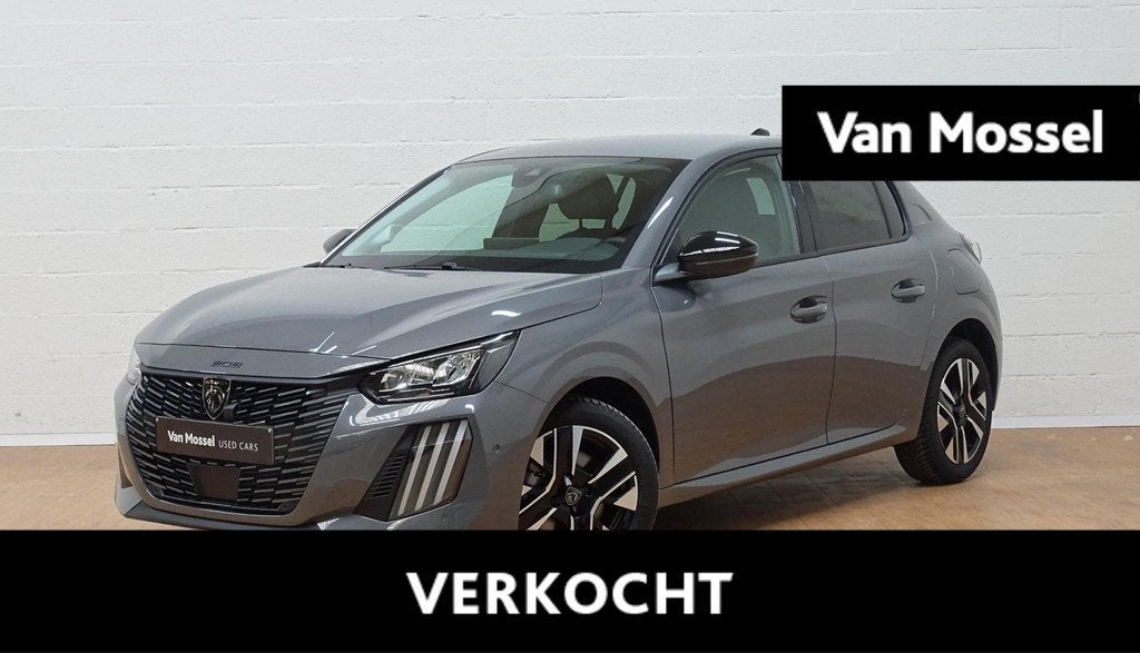 Peugeot 208 1.2T Allure, Auto's, Stof, Gebruikt, Zwart, 1165 kg