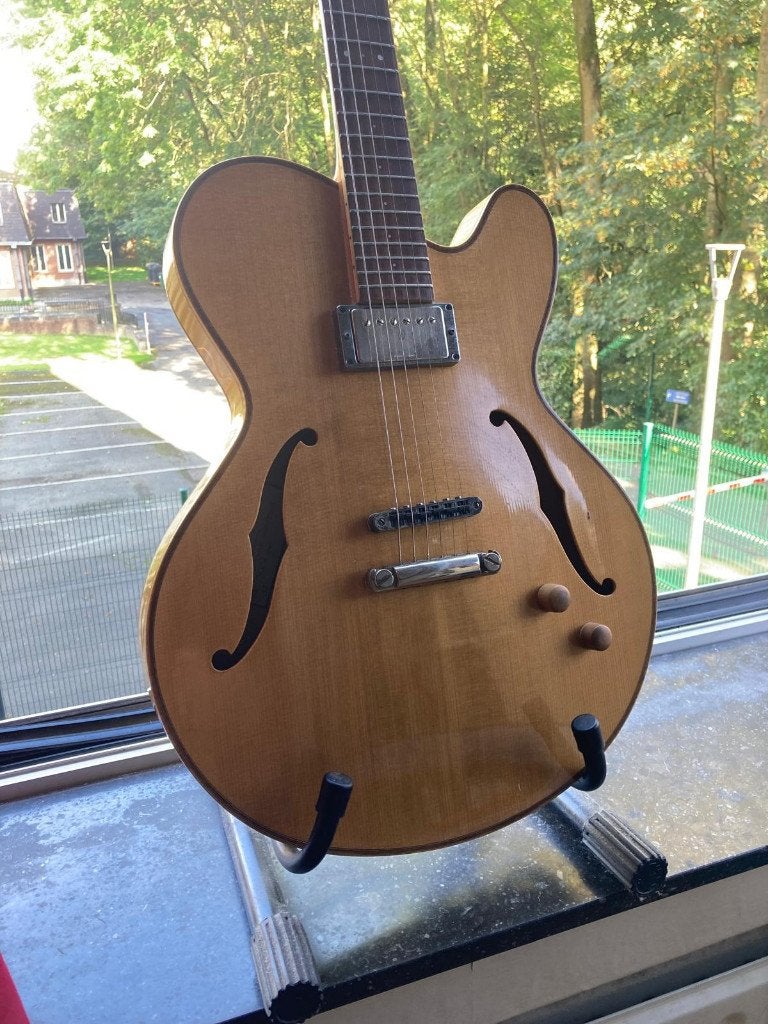 Guitare électrique, Musique & Instruments, Instruments à corde | Guitares | Électriques, Enlèvement, Utilisé, Hollow body, Autres marques