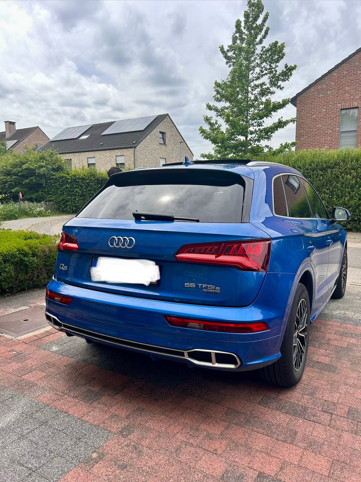 Audi Q5 S-LINE (2020) HYBRIDE –110.000 km – Full Option, Autos, Euro 6, Q5, Entretenue par le concessionnaire, Noir