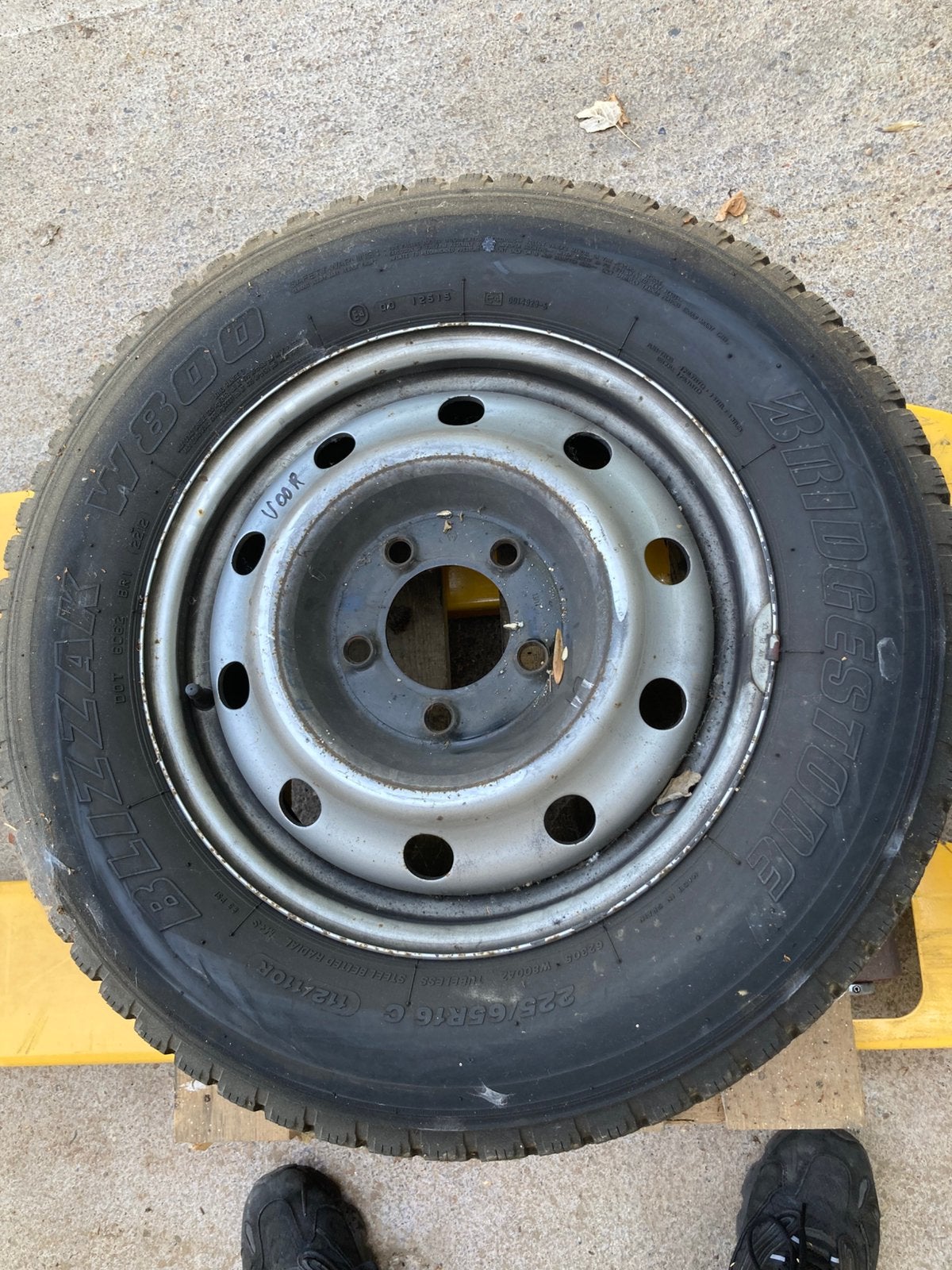 Set winterbanden voor bestelwagen, Enlèvement, Utilisé
