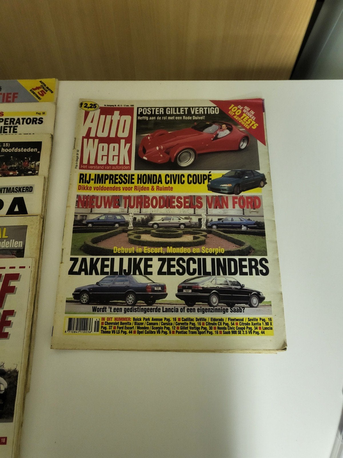 Autoweek tijdschriften van 1991 tot 1993, Boeken, Ophalen