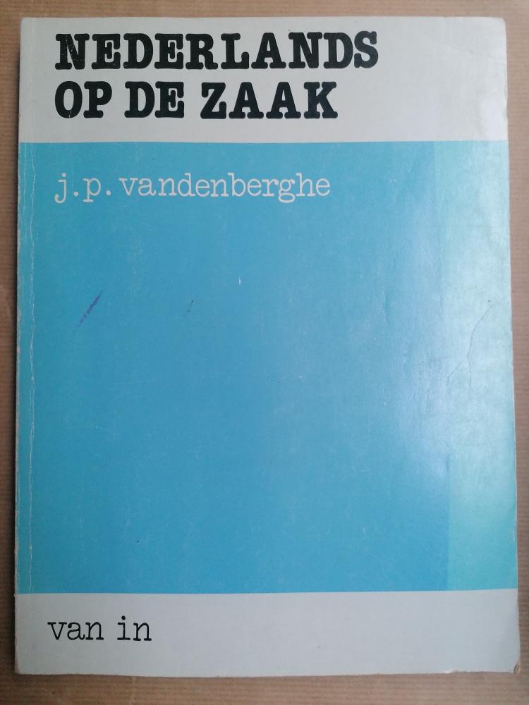 Nederlands op de zaak J.P. Vandenberghe, Enlèvement ou Envoi, Utilisé, Néerlandais