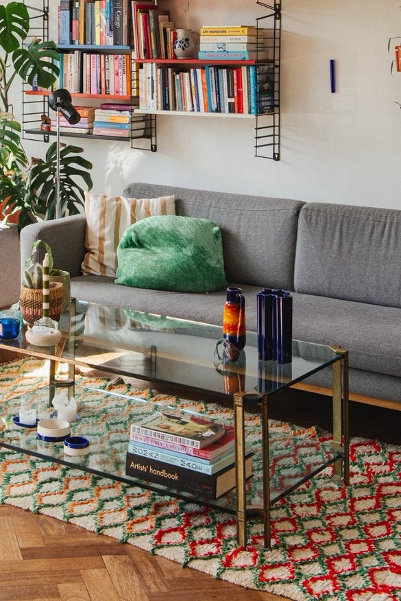 Art Deco salontafel in stijl Maison Jansen (‘70), Huis en Inrichting, Ophalen, 100 tot 150 cm, 50 tot 100 cm, Art Deco