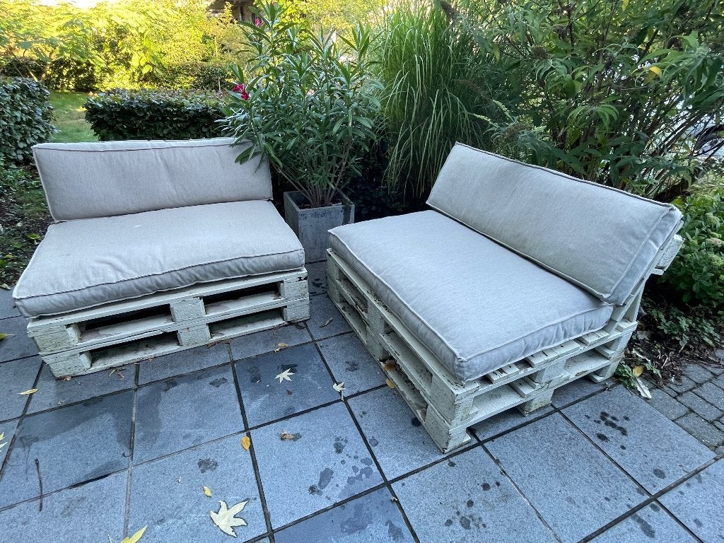 Tuinbank pallet, Ophalen, Gebruikt, Hout