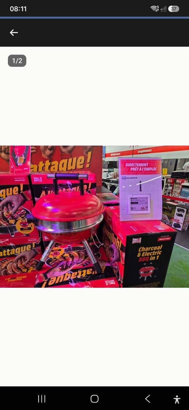 Barbecue électrique ou charbon neuf, Jardin & Terrasse, Enlèvement ou Envoi, Neuf