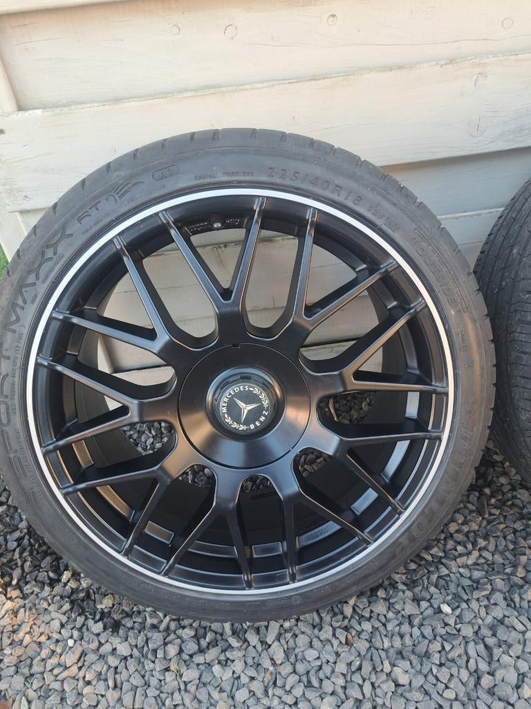 18 inch meisterwerk mw07 mat zwart, Auto-onderdelen, Ophalen, 18 inch, Band(en)