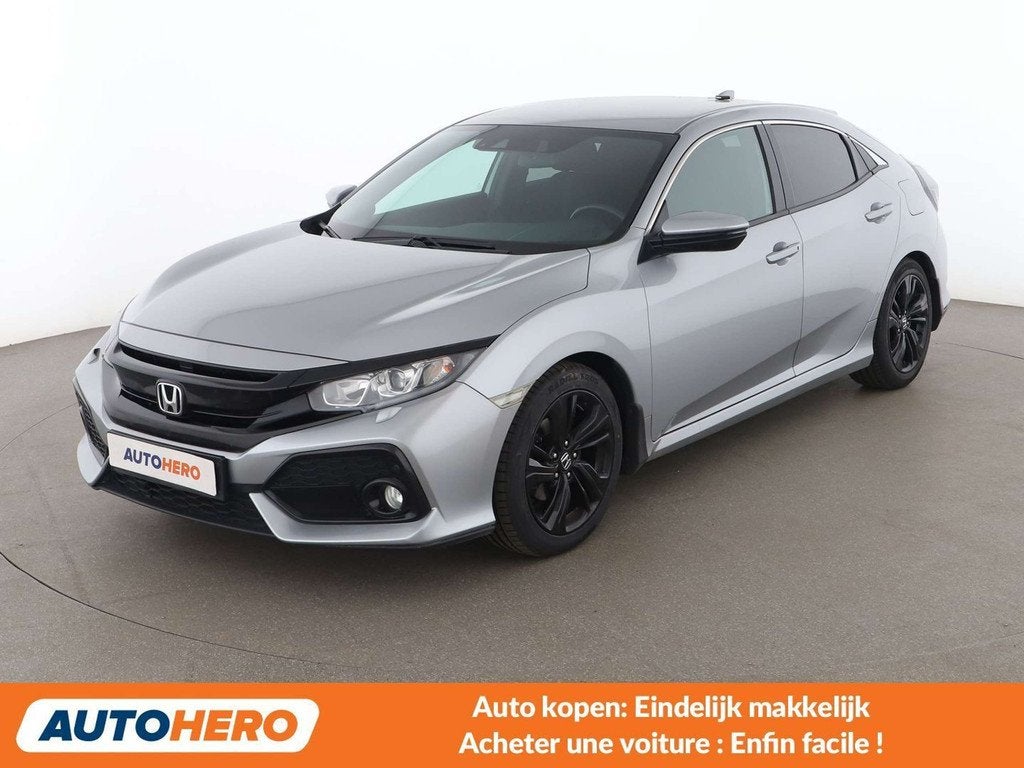 Honda Civic 1.0 VTEC Elegance (année de construction 2017), Autos, Honda, 144 g/km, Argent ou Gris, Achat, https://public.car-pass.be/vhr/61f8d33f-abb9-4ed1-aa77-56bf7c2a7566