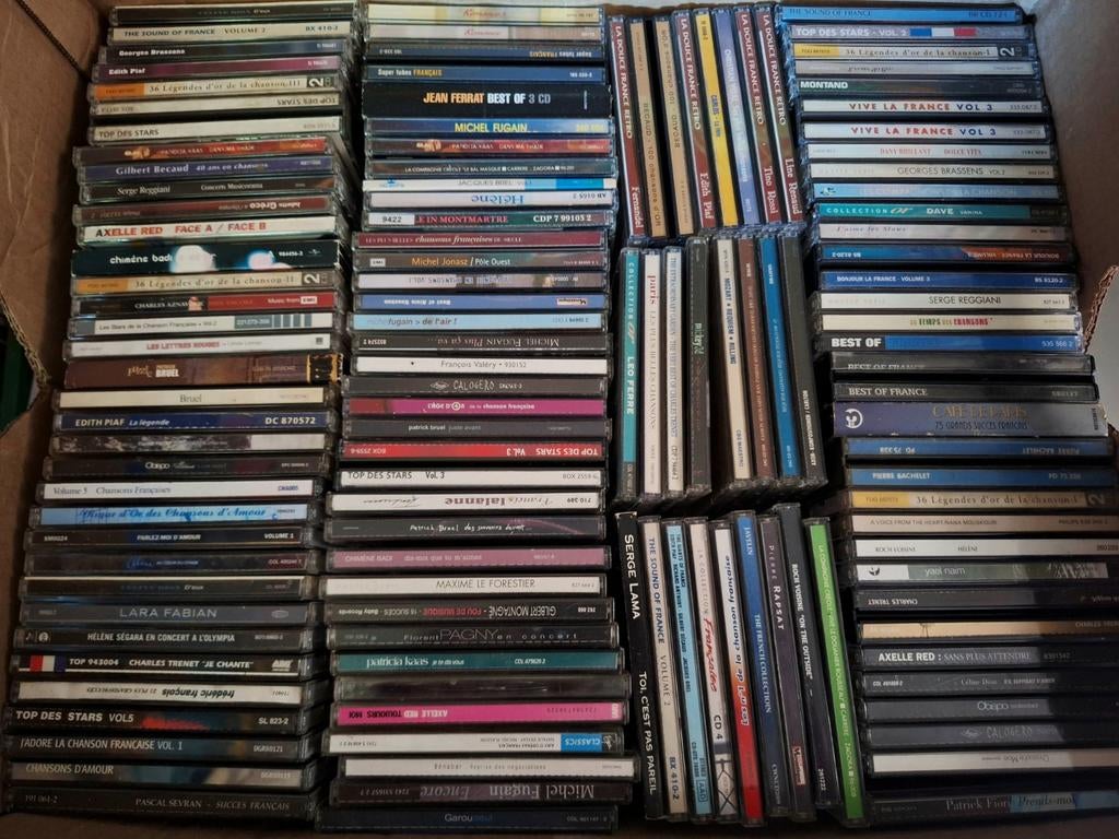 Lot 133 x Cd's Chanson Française, Cd's en Dvd's, Ophalen of Verzenden, Gebruikt