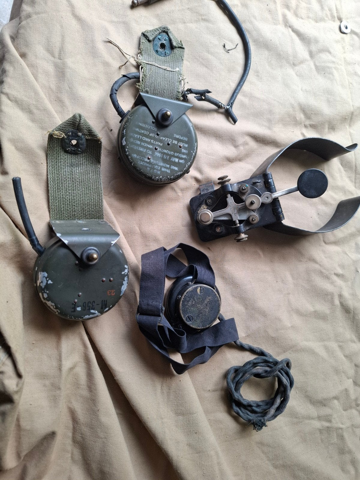 Lot transmission US ARMY., Collections, Objets militaires | Seconde Guerre mondiale