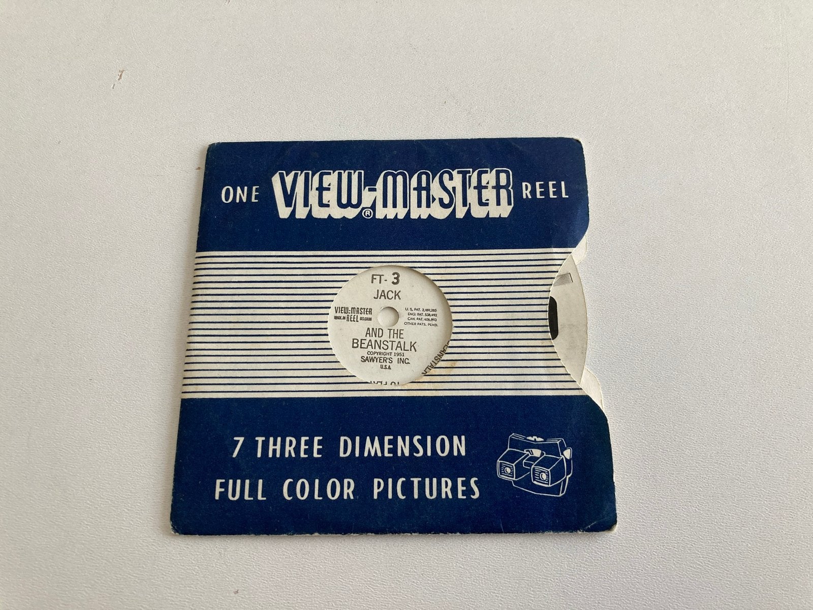 View-master “ JACK, and the beanstalk “ FT3 1951, Ophalen of Verzenden