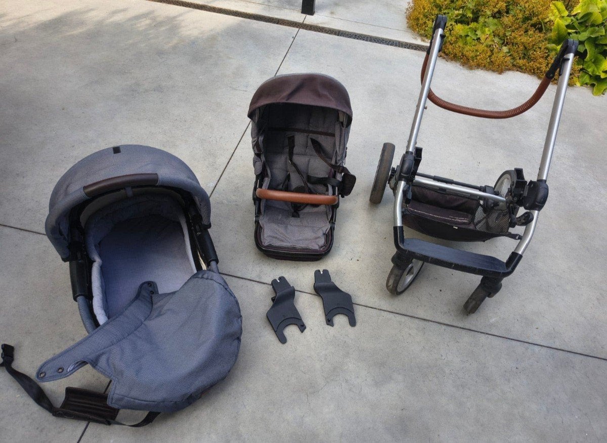 Wandelwagen baby peuter Mutsy Evo, Utilisé, Poussette, Mutsy, Tige de poussée réglable