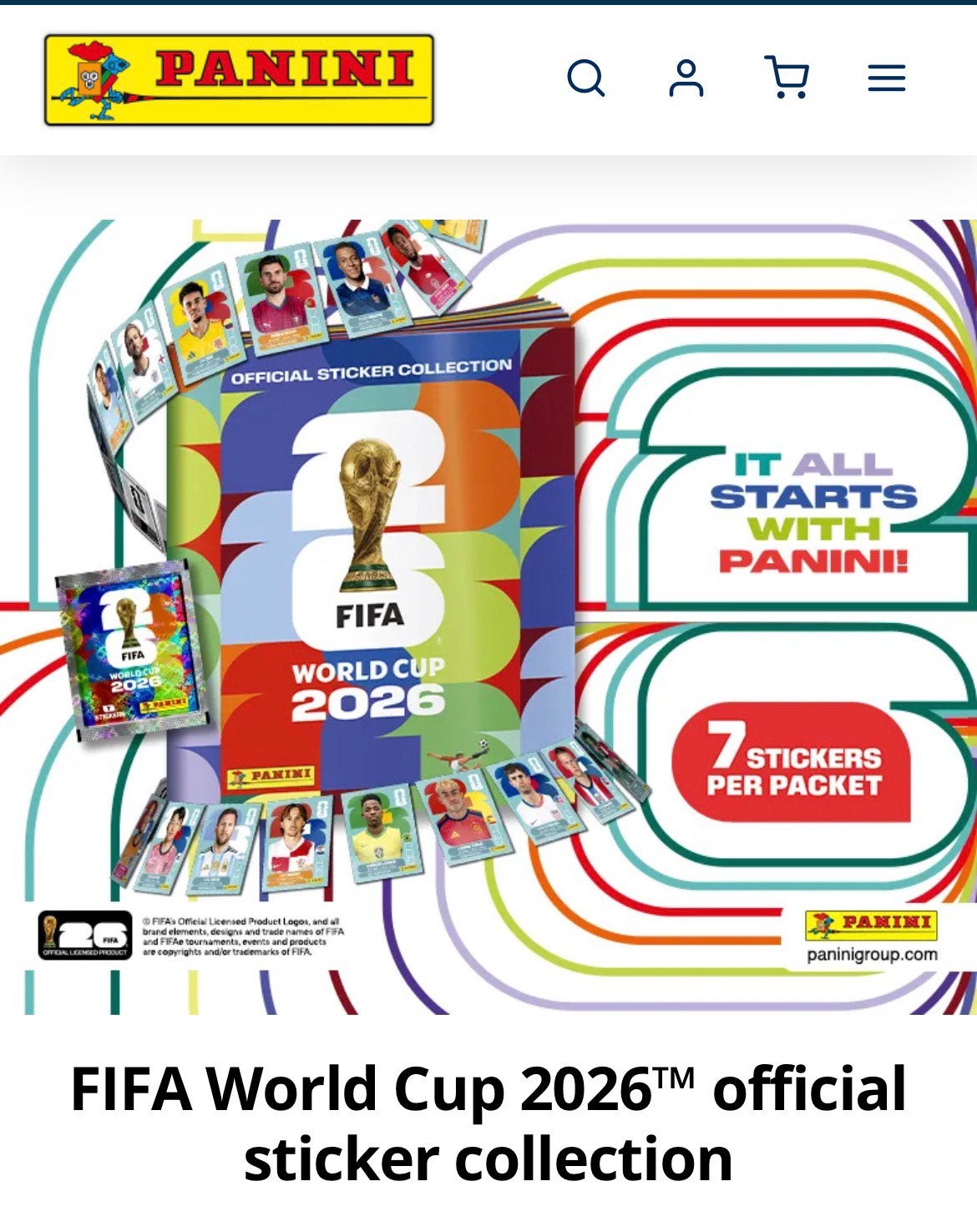 Panini Stickers Wk 2026 gezocht!, Ophalen