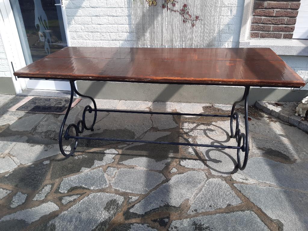 Tafel gietijzer antiek, Enlèvement