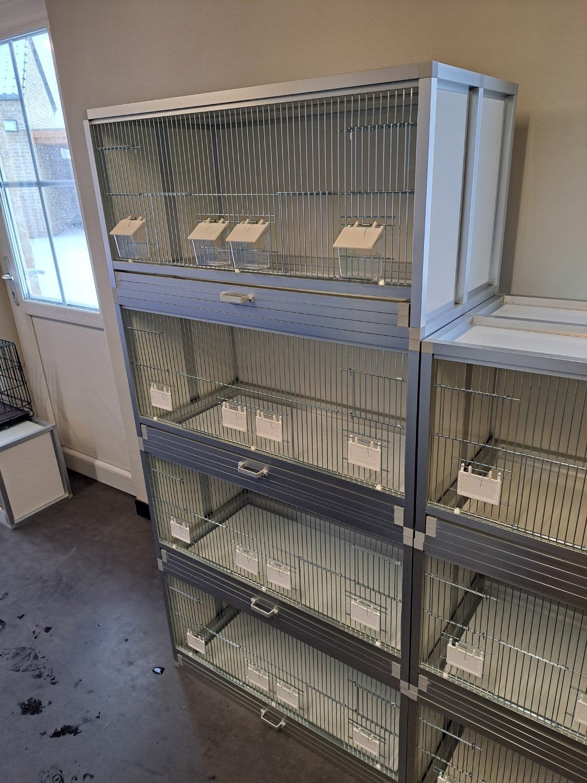 2 CAGES - CAGES D'ÉLEVAGE. (NOUVEAU), Enlèvement, Neuf, Aluminium