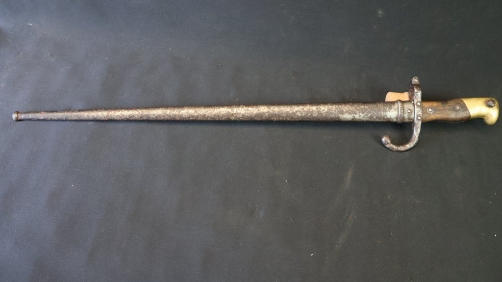 WO1 Franse M1874 Gras bajonet met schede, Enlèvement ou Envoi