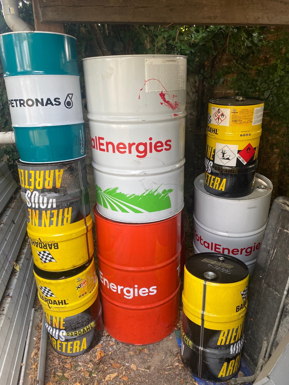 Fut D’huile tonneau D’huile 200l, Enlèvement, Comme neuf