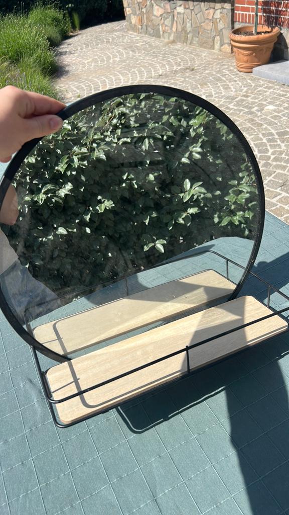 Klein wandspiegeltje, Huis en Inrichting, Woonaccessoires | Spiegels, Ophalen, Zo goed als nieuw