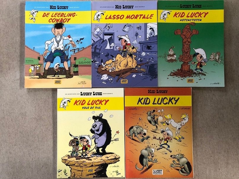 strips, Kid Lucky, Boeken, Ophalen of Verzenden, Zo goed als nieuw