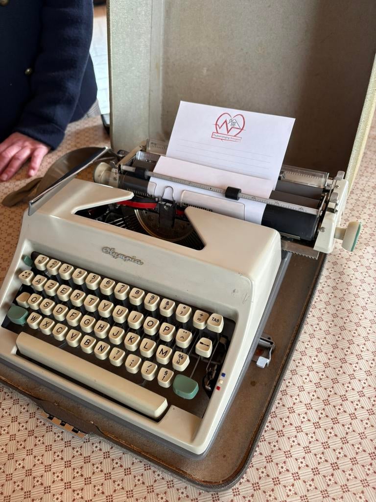 Typemachine, Ophalen, Gebruikt