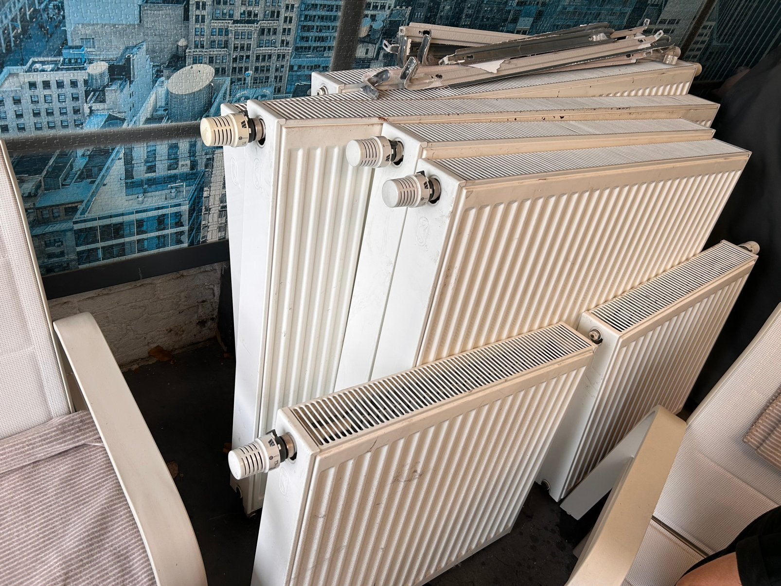Radiatoren Van Marcke, Bricolage & Construction, Chauffage & Radiateurs, Enlèvement, Utilisé, Radiateur