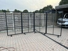 verplaatsbaar windscherm, Ophalen, Zo goed als nieuw