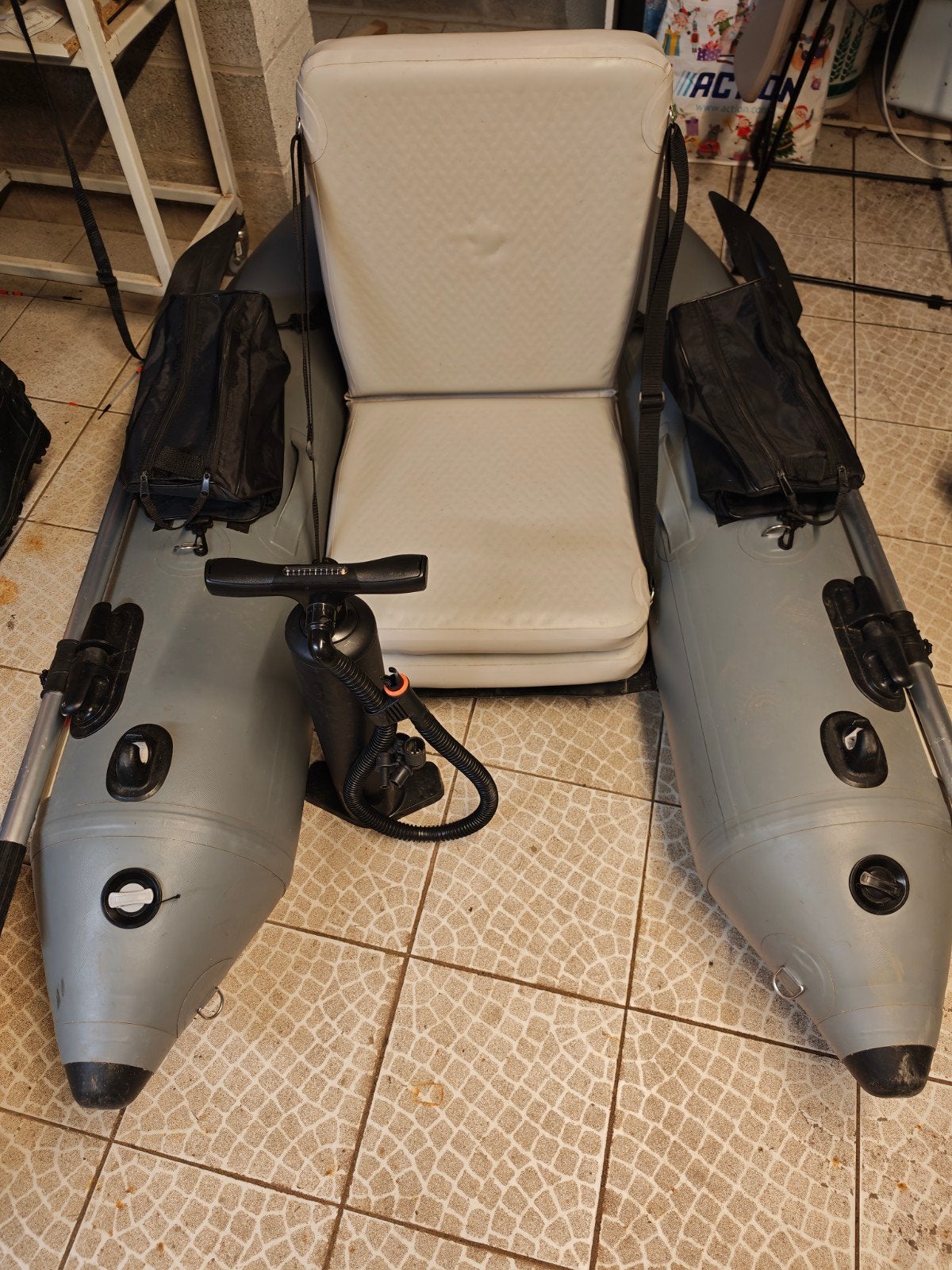 Float tube Actual, Enlèvement