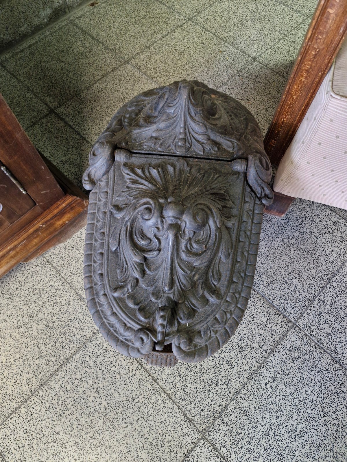 Ijzeren kolen/houtopslag, Ophalen, Gebruikt