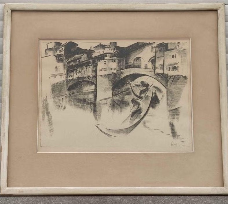 Lithographie signe Willem paerels, Enlèvement ou Envoi, Lithographie