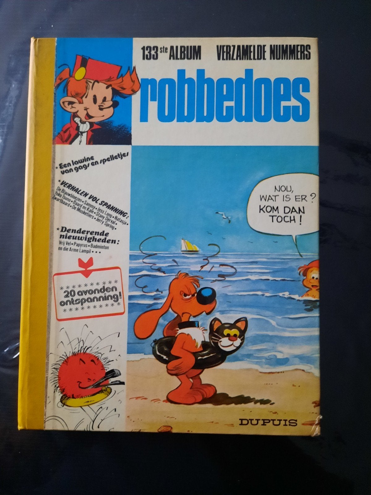 stripbundel robbedoes nr 133 met microboekje, Gelezen, Eén stripboek, Ophalen of Verzenden, Dupuis