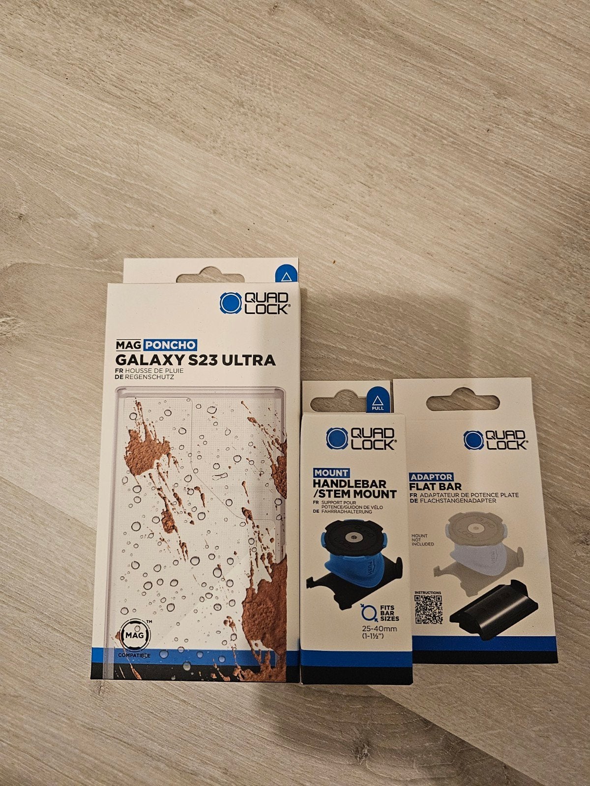 Quadlock bike accessories S23 Ultra, Ophalen of Verzenden