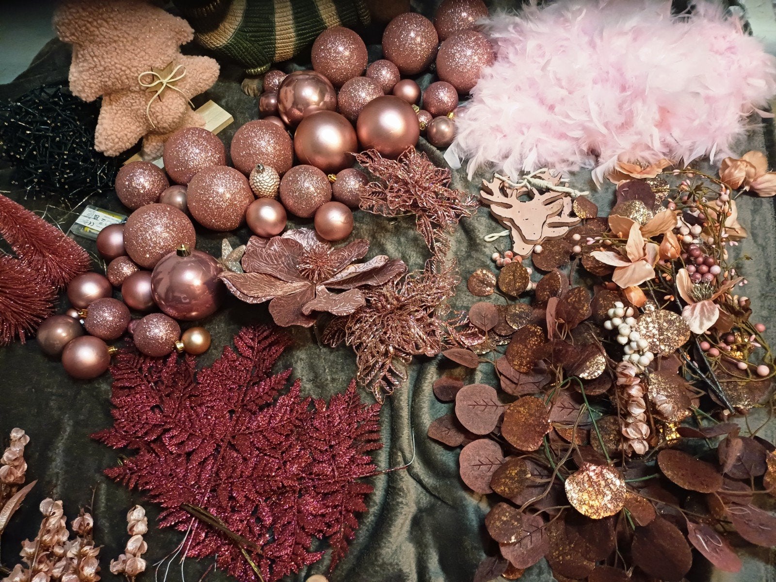 mooie oudroze deco, Diversen, Kerst, Ophalen, Zo goed als nieuw