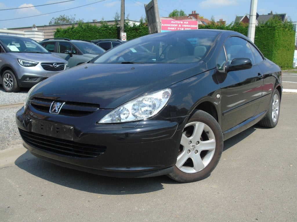 Peugeot 307cc Cabrio 1.6i Benzine *2005 *Leder *Airco, Auto's, Peugeot, Voorwielaandrijving, USB, 4 cilinders, Cabriolet