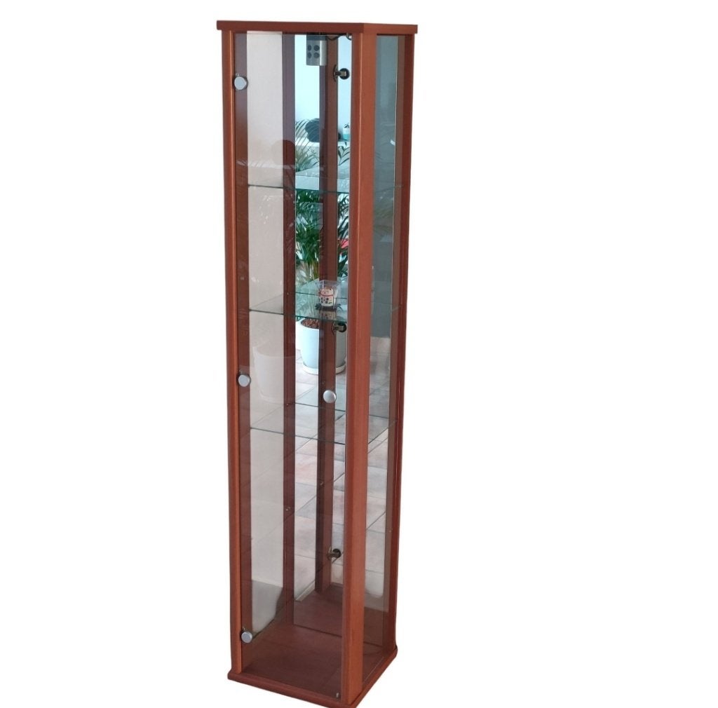 Leenbakker - vitrine en bois aggloméré, 25 à 50 cm, Avec porte(s), Miderne, Utilisé