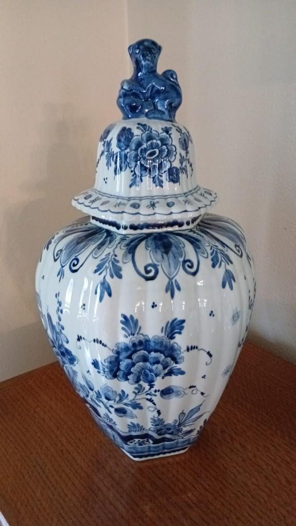 Vaas Delfts blauw, Ophalen