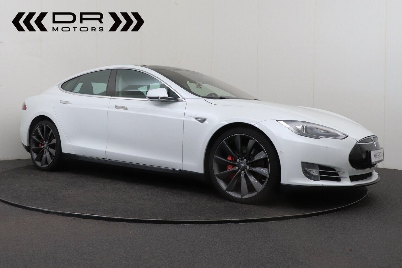 Tesla Model S P85D - FREE SUPERCHARGING - 2024 NEW BATTERY, Auto's, Tesla, 4 zetels, Zwart, 572 kW, Wit