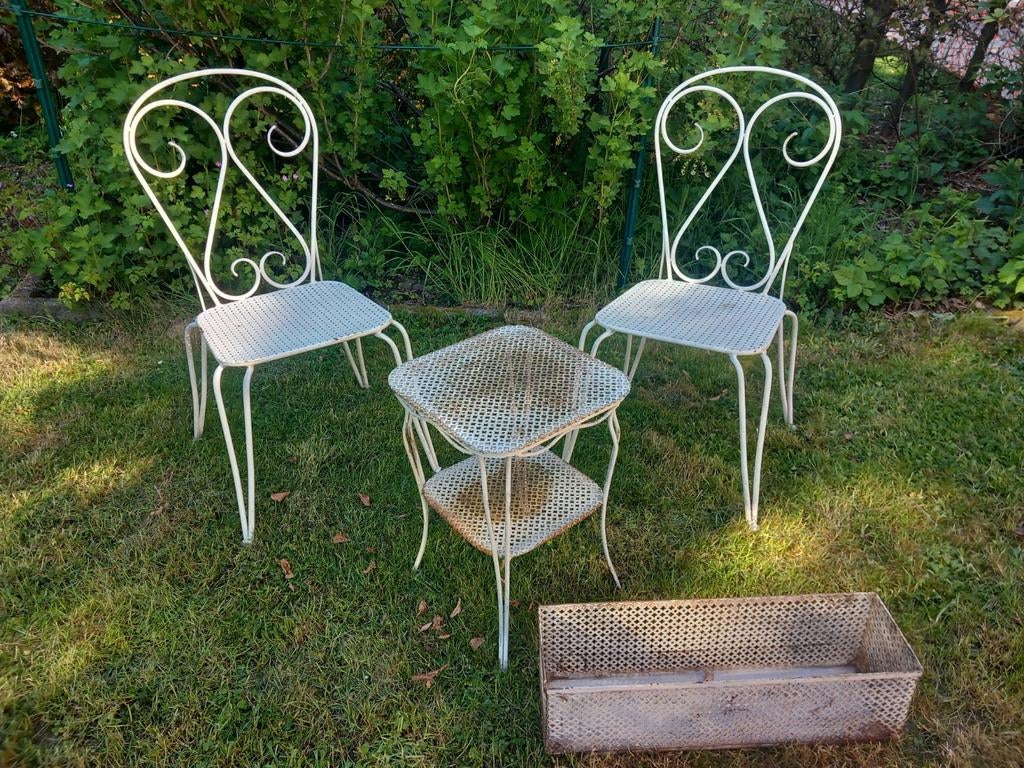 Oude tuinset