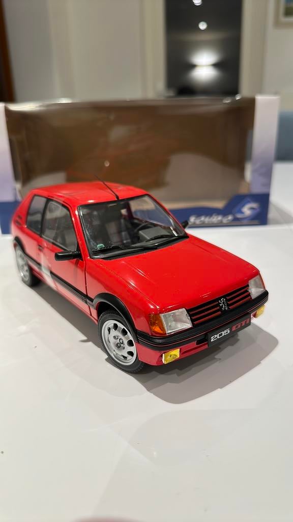 PEUGEOT 205 1.9 GTI 1/18 Solido in doos, Ophalen of Verzenden, Nieuw, Auto, Solido