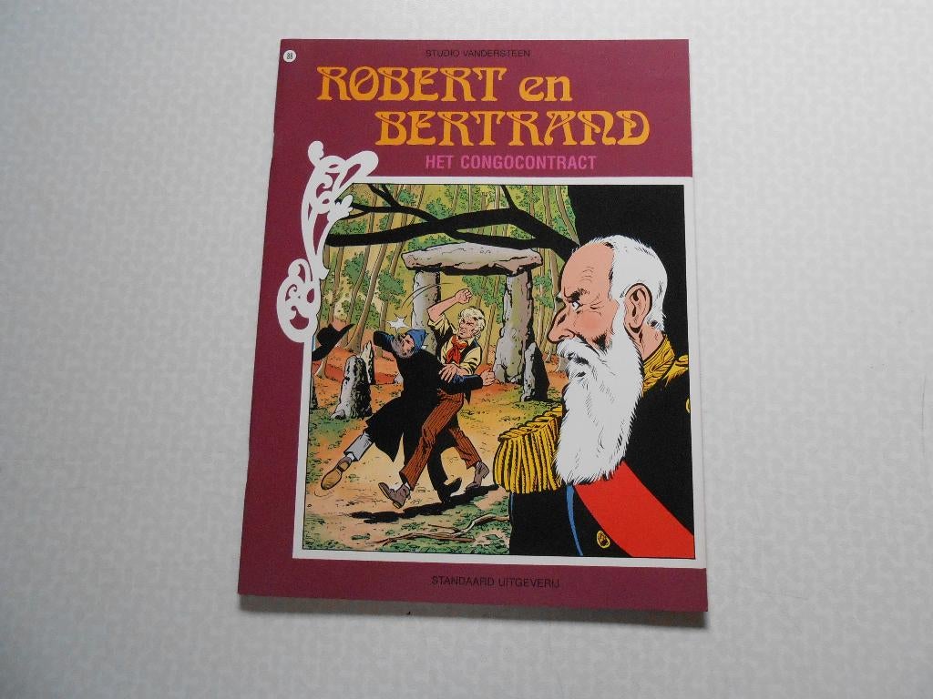 Robert en Bertrand 88 Het Congocontract 1990 ste druk., Willy Vandersteen, Eén stripboek, Nieuw, Ophalen of Verzenden