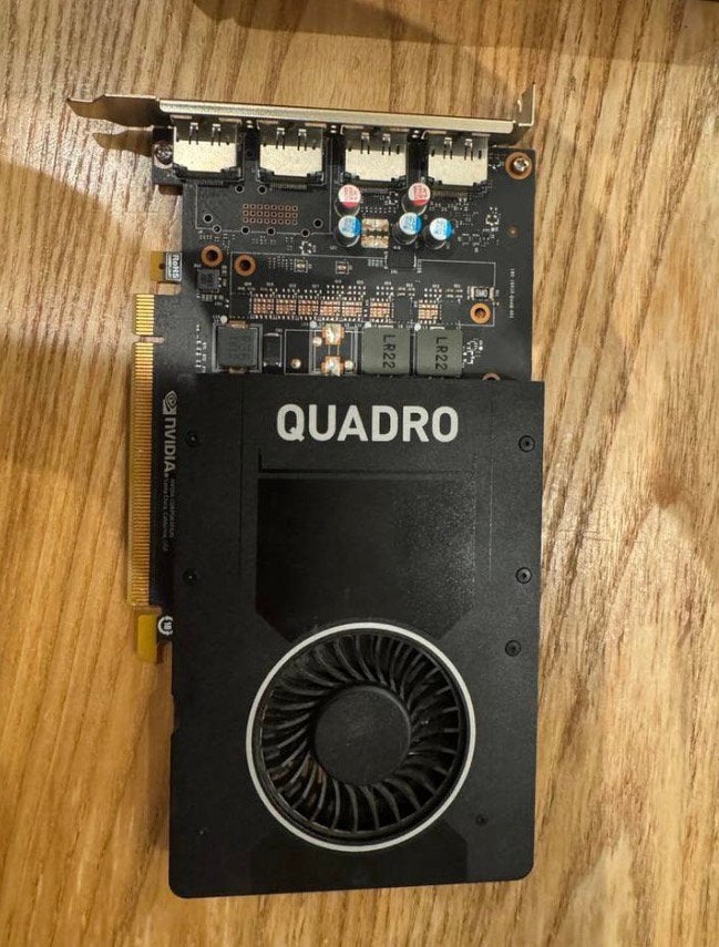 Nvidia quadro P2000 | 5GB videokaart GPU | Displayport x4, PCI-Express 3, GDDR5, Utilisé, Nvidia