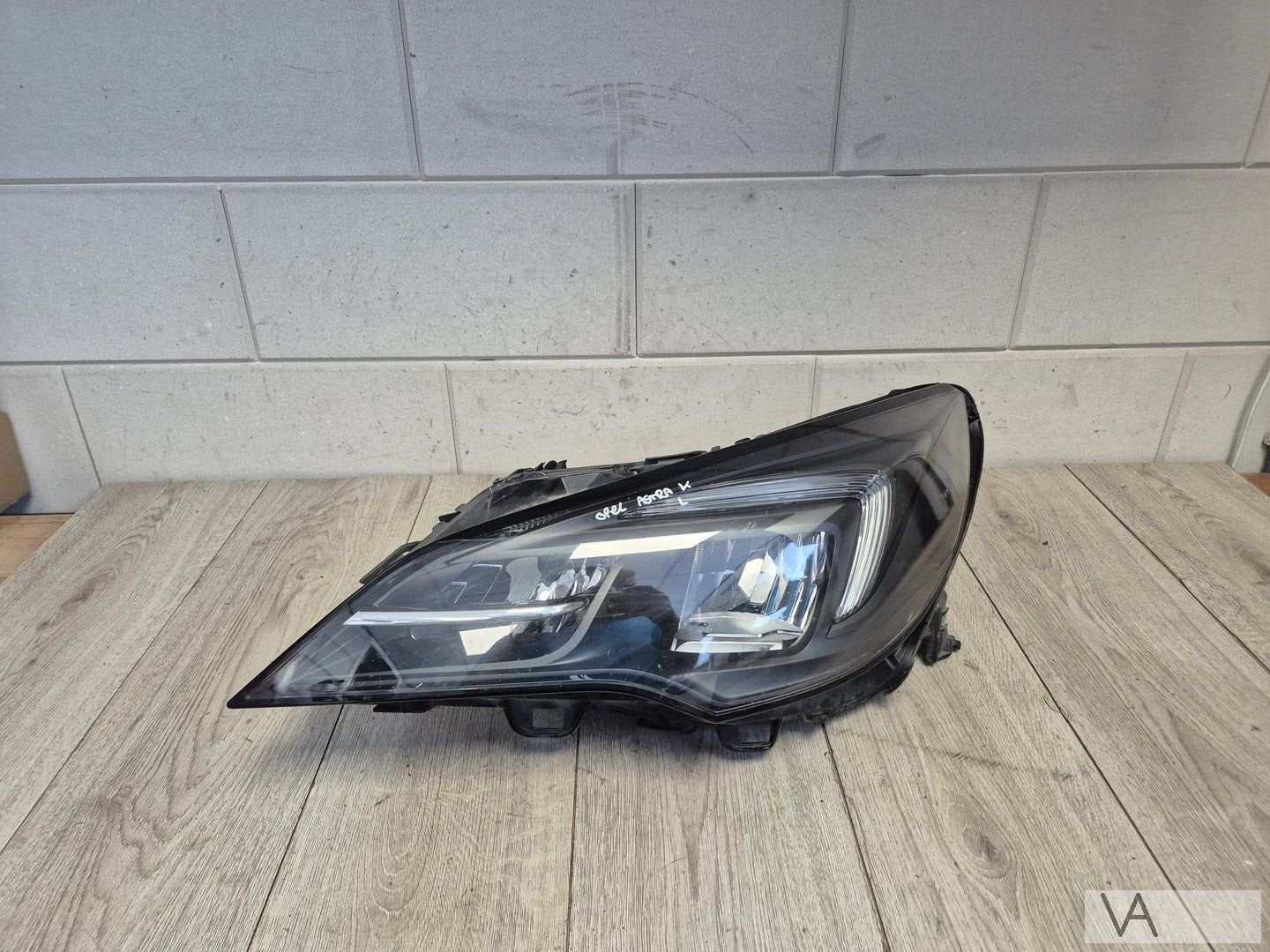Koplamp links Opel Astra K facelift LED oortje af 39195688, Auto-onderdelen, Gebruikt, -, -, Opel