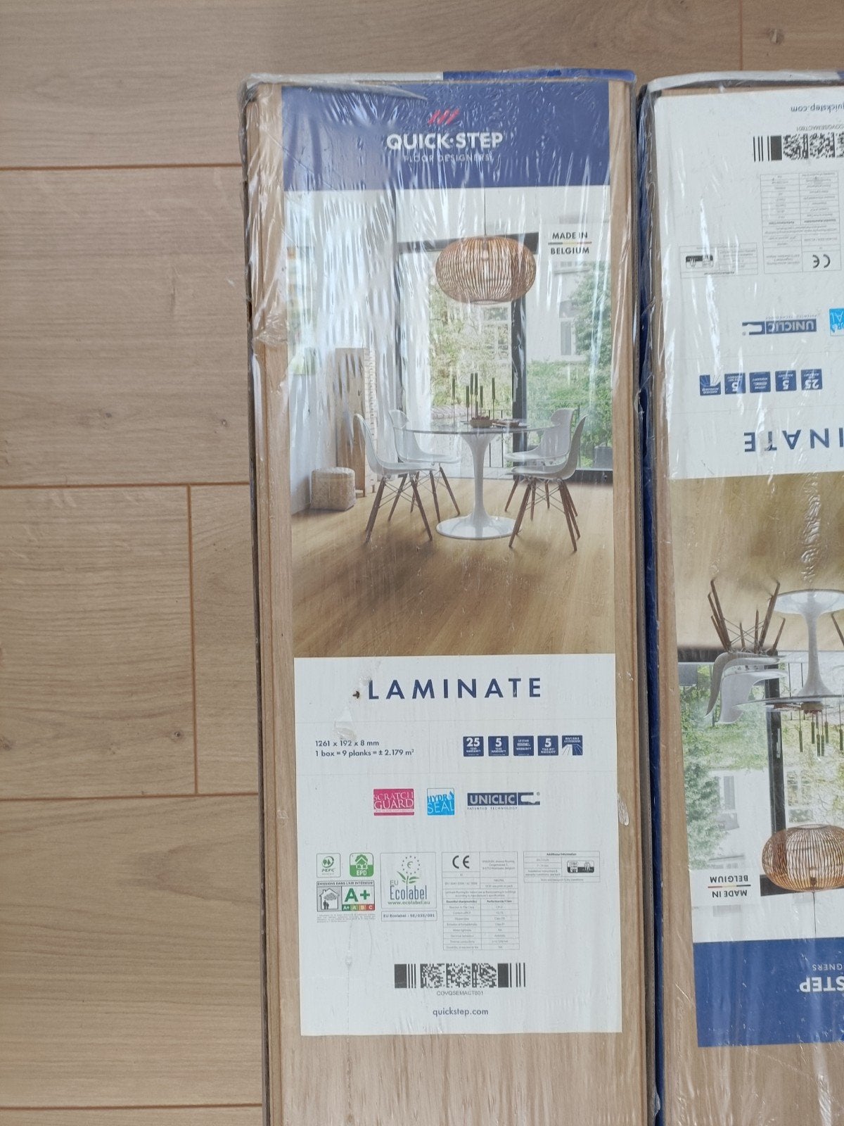Restje laminaat, Doe-het-zelf en Bouw, Vloerdelen en Plavuizen, Ophalen, Laminaat