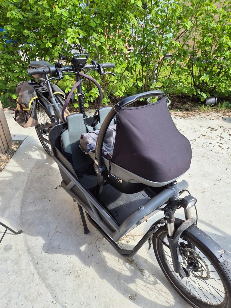 Steco maxi cosi adapter voor bakfiets Riese Mueller Load 60, Fietsen en Brommers, Ophalen, Zo goed als nieuw, 1 kind, Overige merken