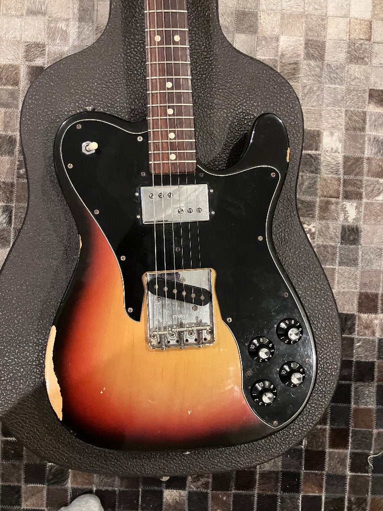 Fender telecaster custom 70’s, Musique & Instruments, Enlèvement, Utilisé, Solid body, Fender