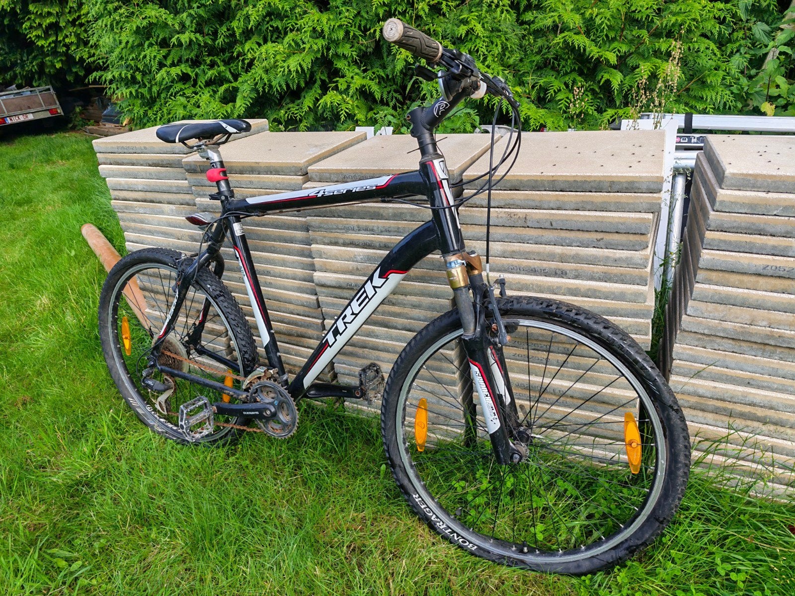 Trek mountainbike, Ophalen