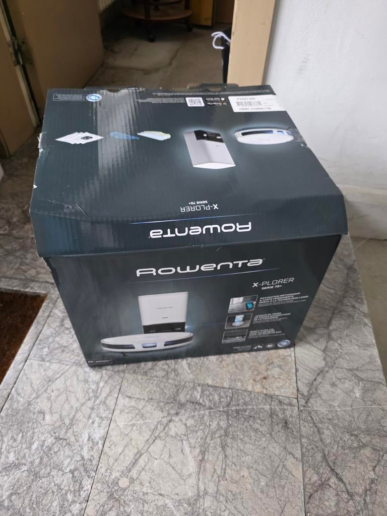 Rowenta robotstofzuiger, Enlèvement