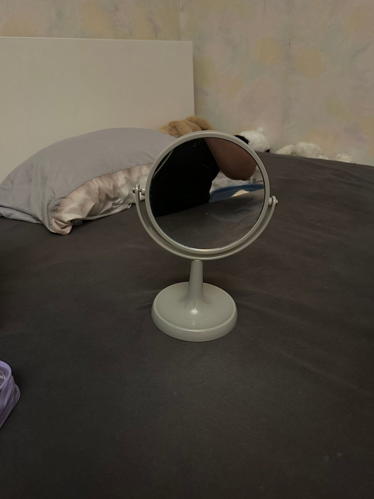 Staan spiegeltje, Huis en Inrichting, Ophalen, Minder dan 50 cm, Gebruikt, Rond